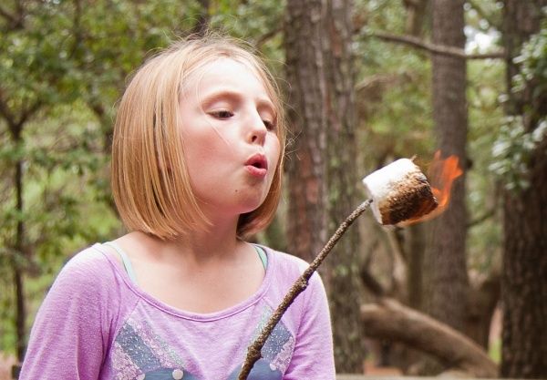 Marshmallows roosteren