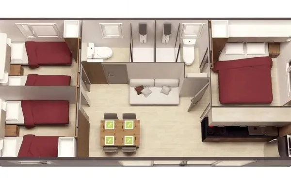 Overzichtsfoto van de Roan Premium Premium Zone.