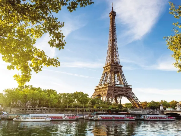 De eiffeltoren in Parijs.