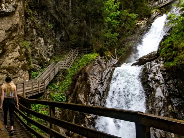 Bärenschützklamm in de buurt van Roan camping Bella Austria.