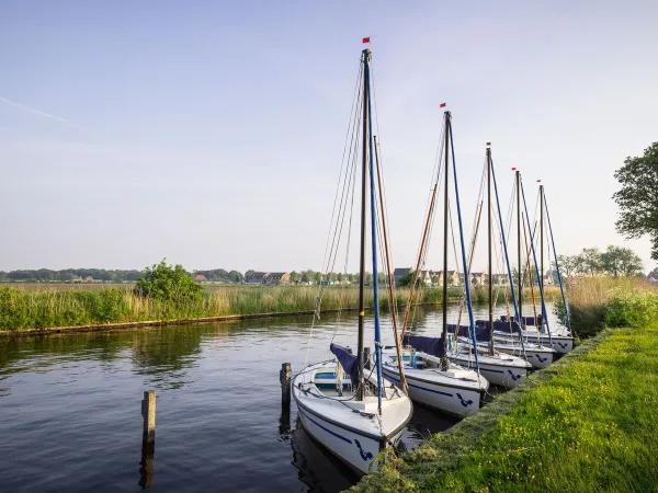 Boot standplaats dichtbij Roan camping Marvilla Parks Friese Meren.