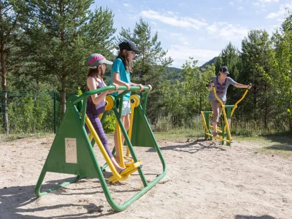 Speeltuin op Roan camping Les Collines.