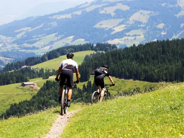 Mountainbiken in de omgeving van Roan camping Lido Verbano.