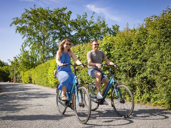 Deel fietsroute in de omgeving van Roan camping Marvilla Parks Friese Meren.