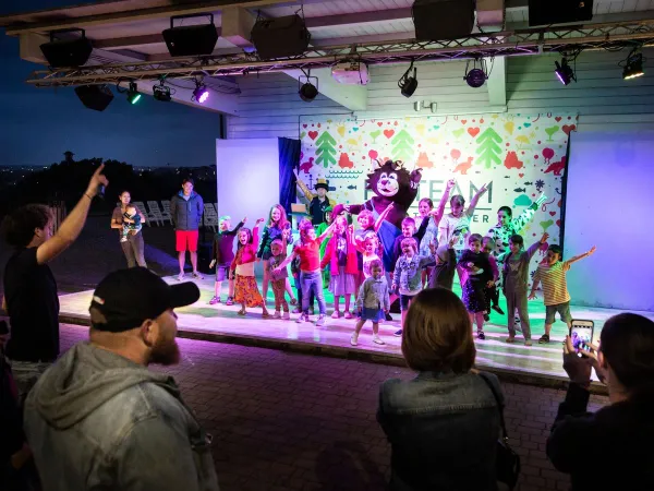 Kinderdisco bij Roan camping Fabulous.