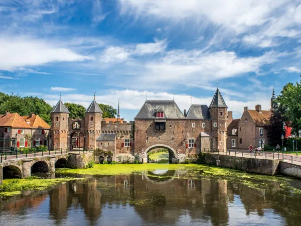 Het kasteel van Amersfoort, dichtbij Roan camping Ackersate.