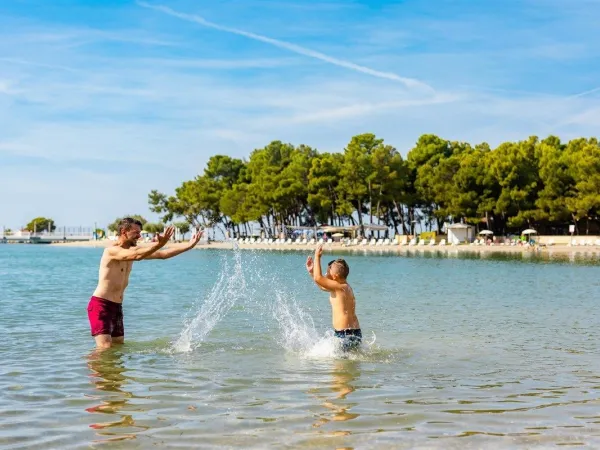 Waterpret bij het strand dichtbij Roan camping Stella Maris.