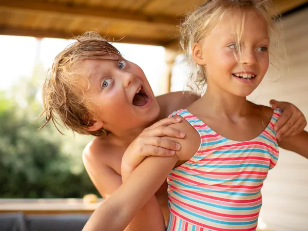 Kinderpret bij Roan camping Lido Verbano.