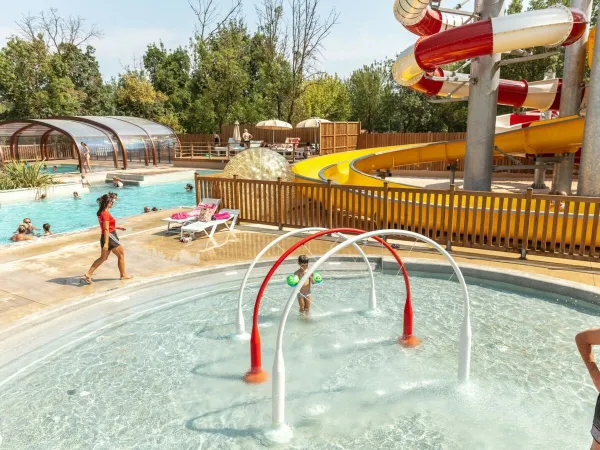 Kinderbad van Roan camping La Chapelle.