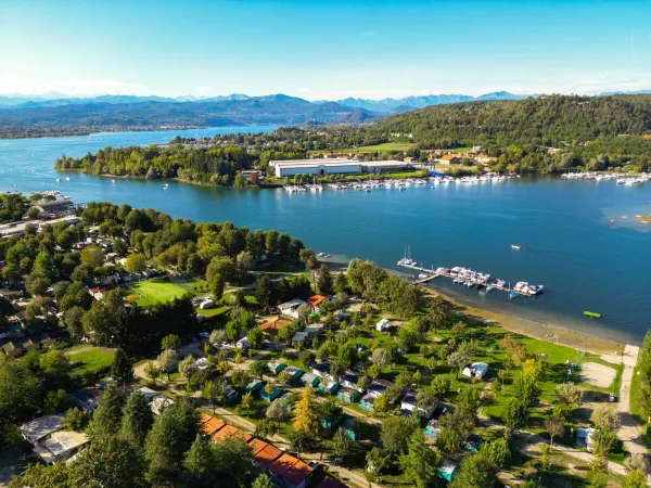 Overzicht van Roan camping Lido Verbano.