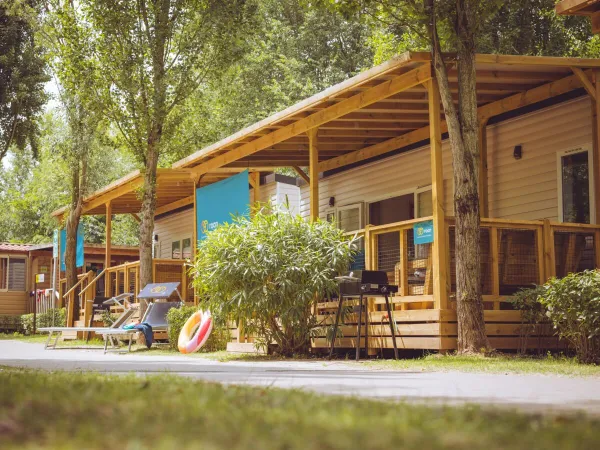 Premium Lounge accommodaties op Roan camping hu Altomincio village.