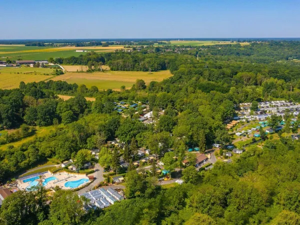 Overzicht van Roan camping Le Chêne Gris.