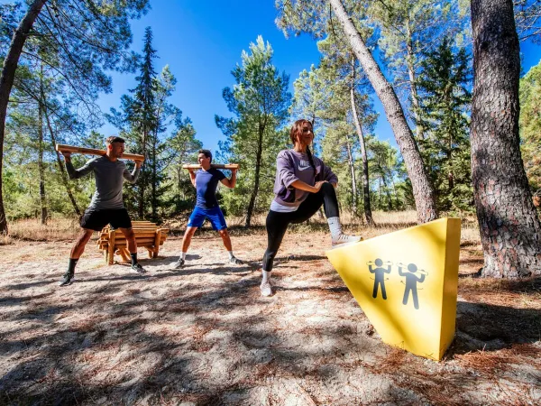 Bootcamp op Roan camping Zaton Holiday resort.