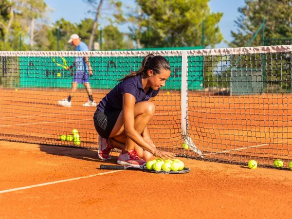 Tennis op Roan camping Zaton Holiday resort.