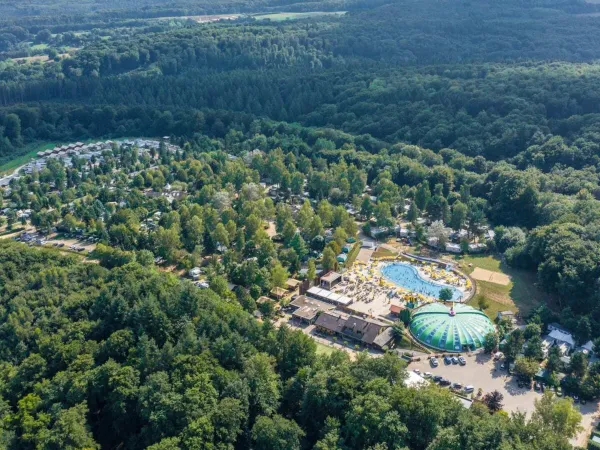 Overzicht Roan camping hu Birkelt village.