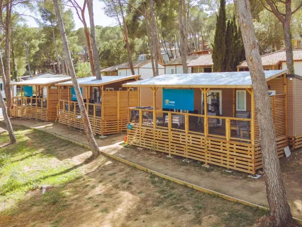 Premium Lounge stacaravans op Roan camping Internacional de Calonge.