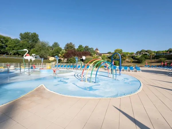 Spraypark op Roan camping Saint Avit Loisirs.