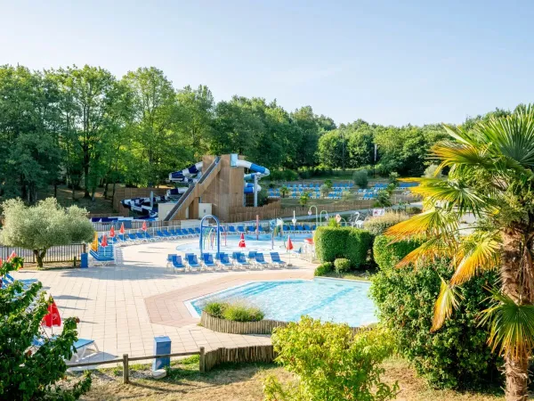 Genoeg zwemmogelijkheden op Roan camping Saint Avit Loisirs.