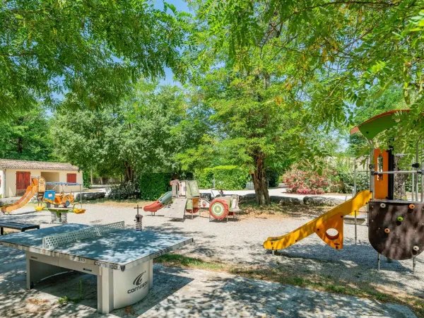 Speelplaats op Roan camping La Grand Terre.