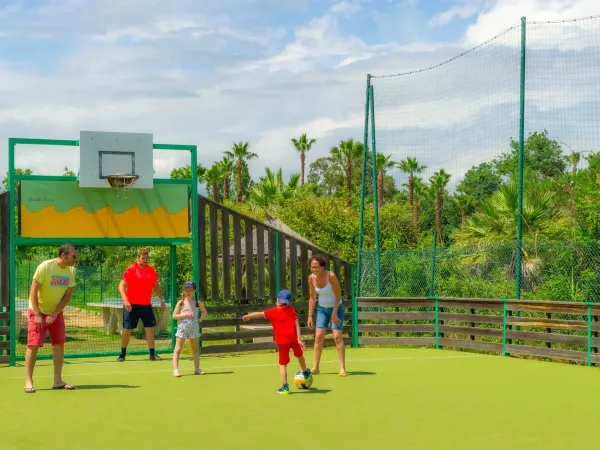 Multifunctioneel sportveld op Roan camping Arinella Bianca