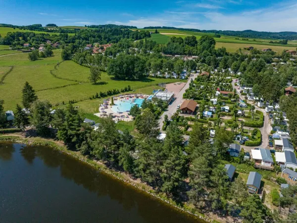 Overzicht van Roan camping Domaine des Bans.