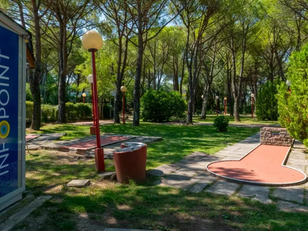 Minigolf op Roan camping Marina Julia Camping Village.