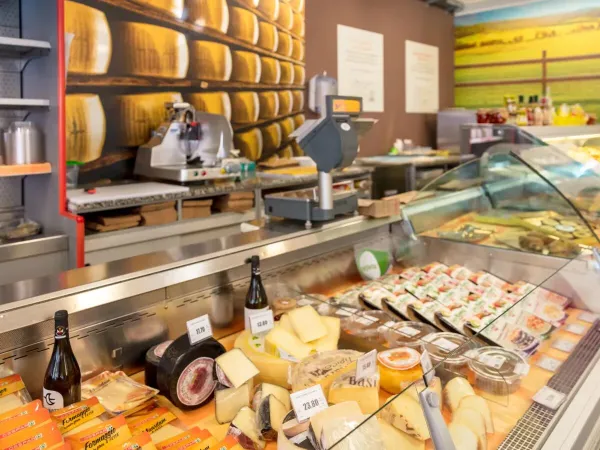 Heerlijke kaas voor bij de borrel op Roan camping Marina Julia Camping Village.