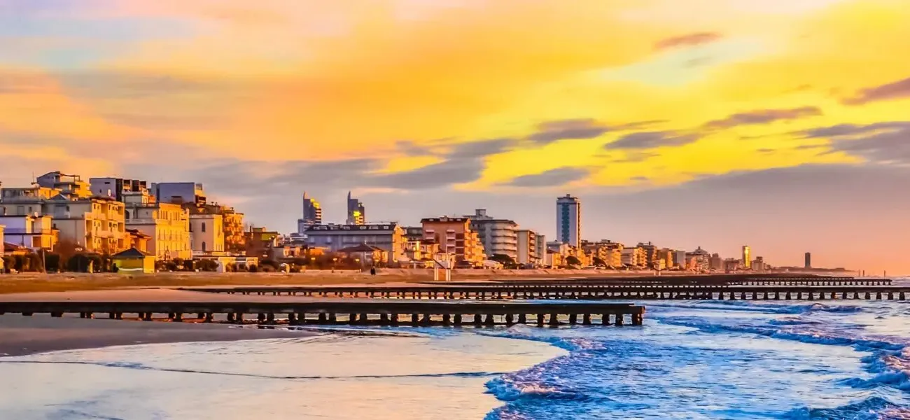 Lido di Jesolo in Italië.