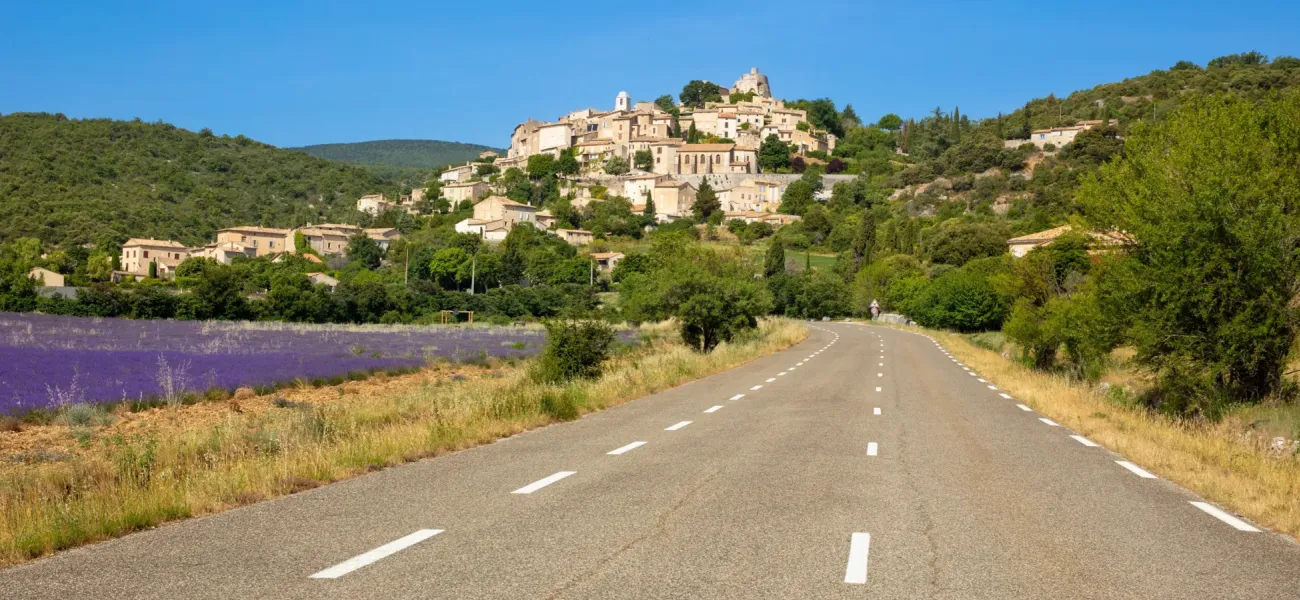 Natuuromgeving in de Provence.